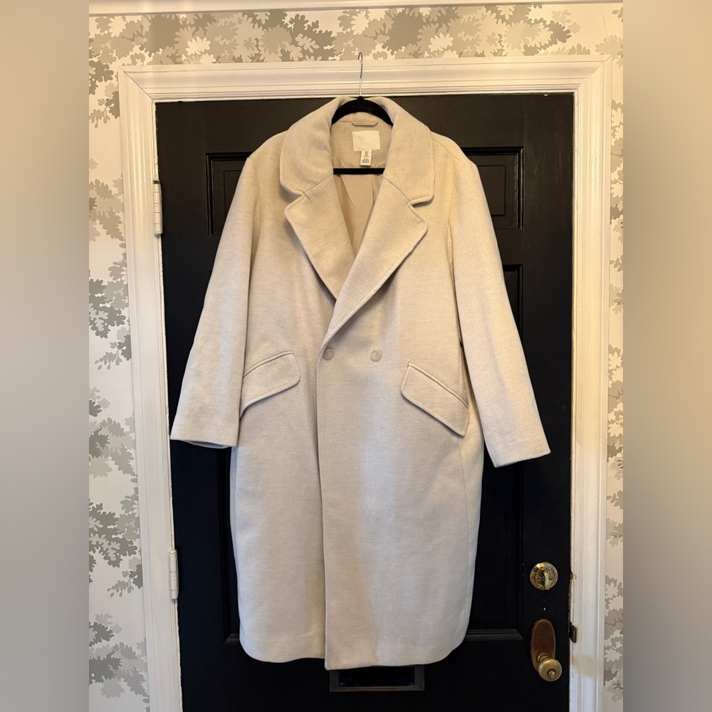 H&M oversized cocoon coat